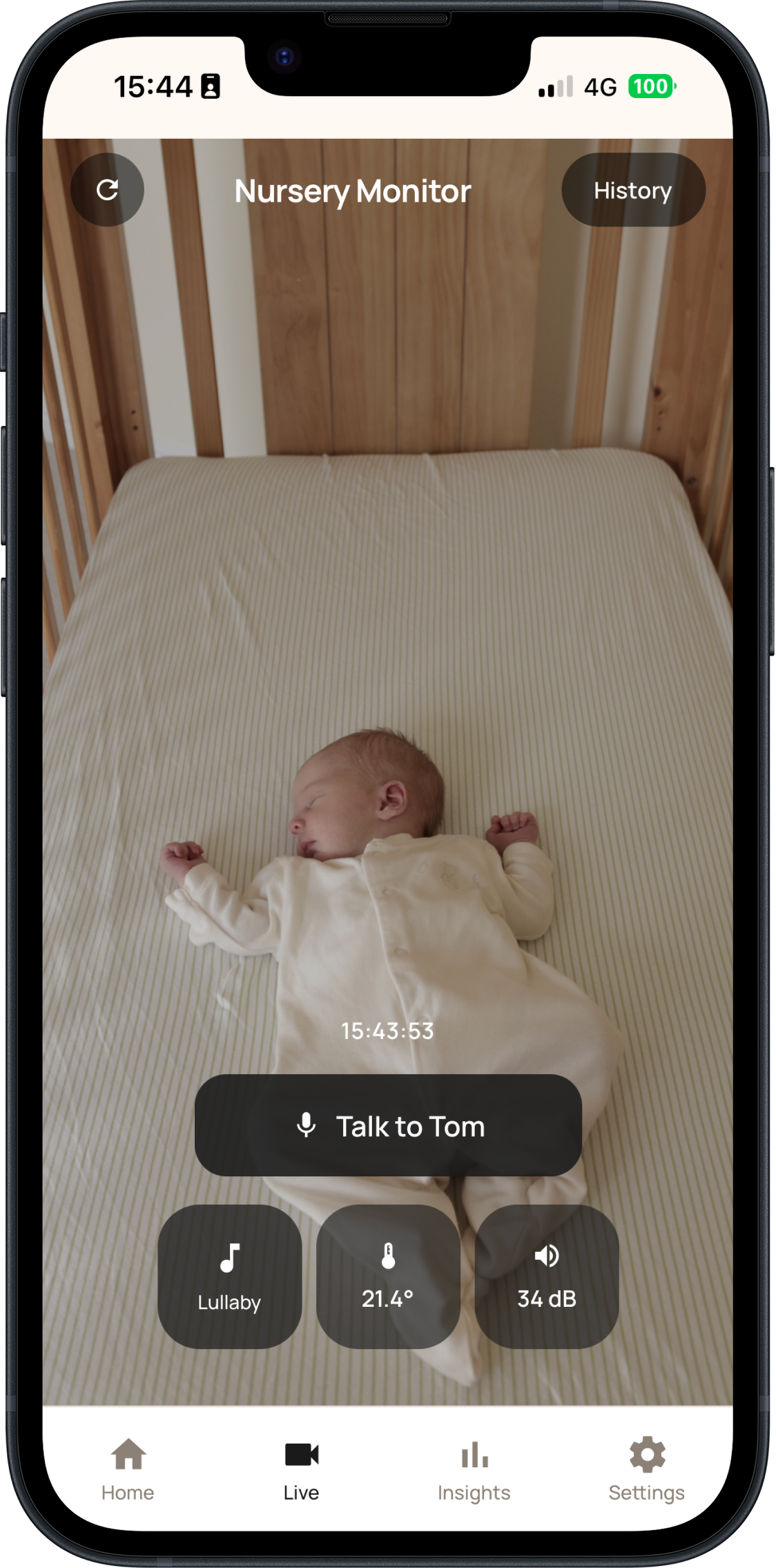 MonitorPlus app overview on a phone screen